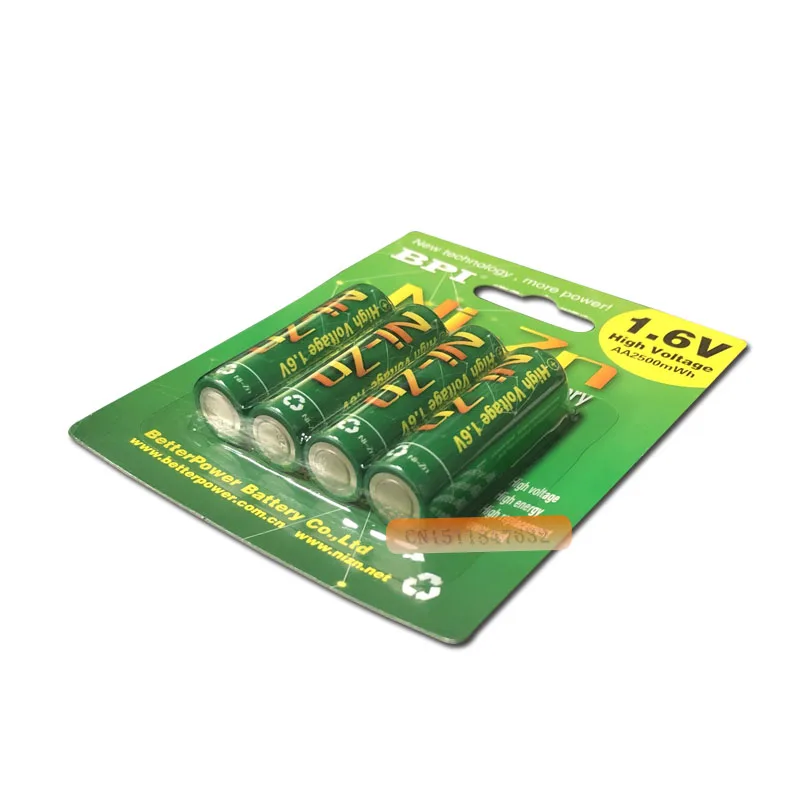 8Pcs NiZn Ni-Zn 1.6V AA 2500mWh Rechargeable Battery + smart Charger Much Powerful and stronger than Ni-MH battery | Электроника