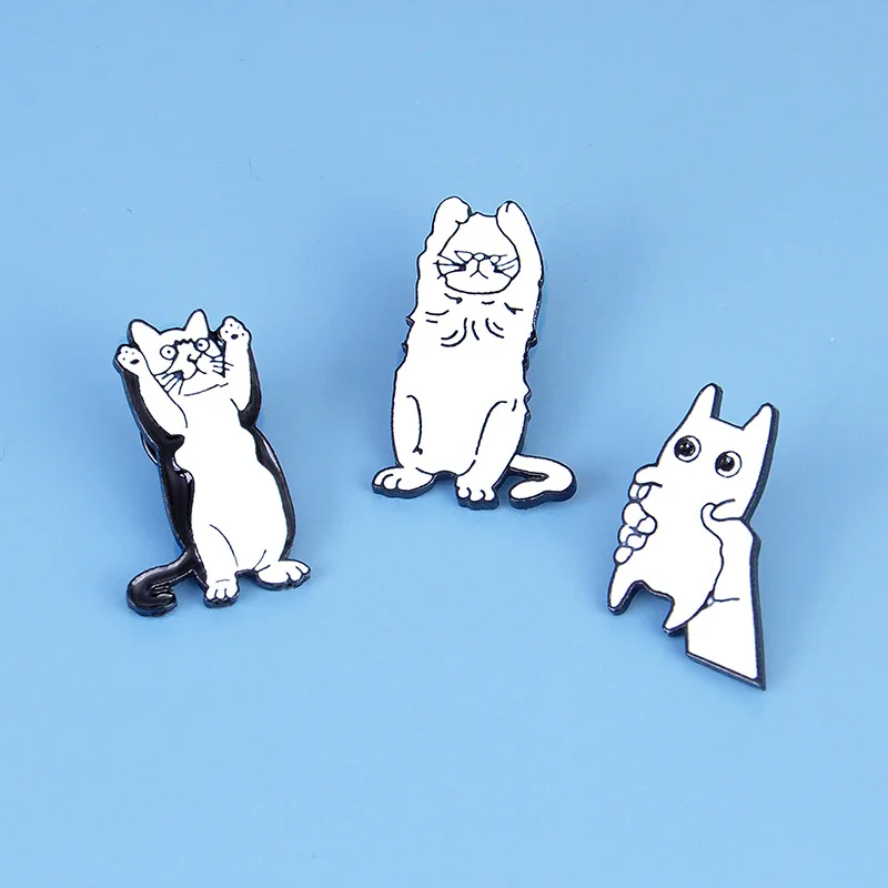 Брошка мультфильм японский Харадзюку Мягкая Милая брошь котенка кошки для