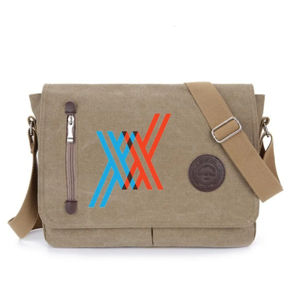 

Наплечная Сумка Аниме Japan DARLING in the FRANXX, для девочек, студентов, сумка-мессенджер для мужчин, женщин, мужчин, подростков, пакет 4 стиля