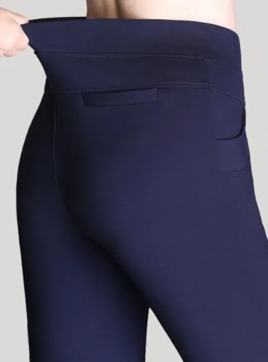 

Ladies High Waist Flare Pants Office Work Wear Stretch Bell Bottom Women Elastic Waist Flared Trouser Red Plus Size 4XL 5XL 6XL