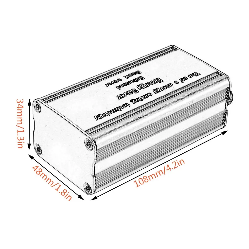 

Electricity Saving Box Enhanced Energy Saving Box Power Energy Saver Portable Smart Alloy for Home Factory Electrical Plug