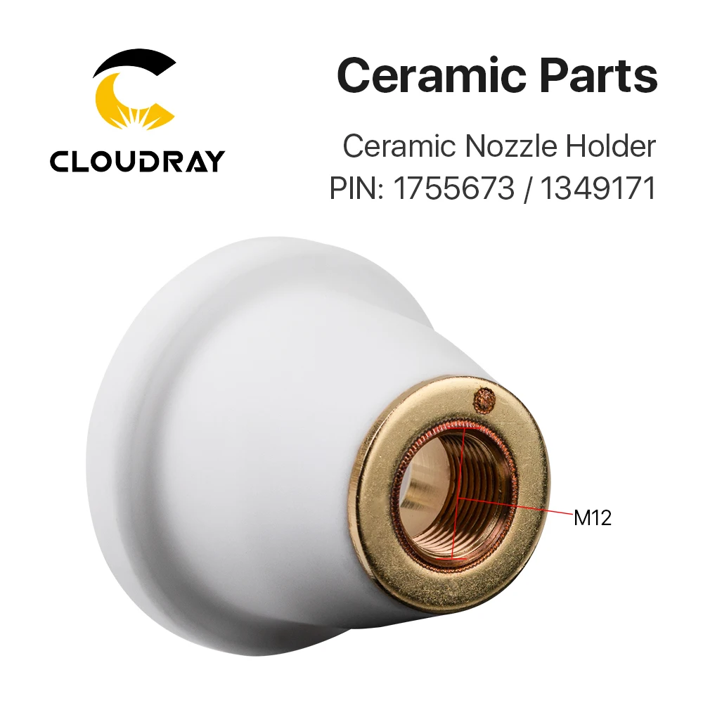 Cloudray Трамп лазерный керамический OEM контактный 1349171 / 1755673 Держатель сопла для