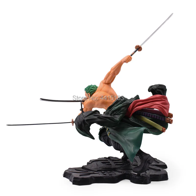 18 см аниме одна деталь фигурка поп Roronoa Zoro SA-MAXIMUM вер. ПВХ мультяшная фигурка игрушки Коллекционная модель подарок для мальчика