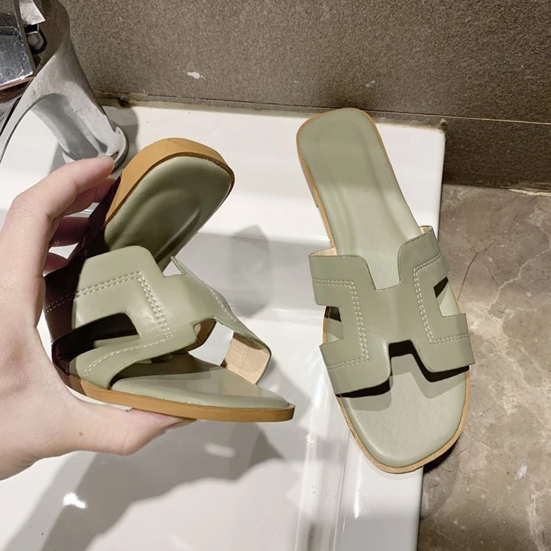 

Women Fashion Slippers Plus Size 35-41 Summer Beach Slides zapatos de mujer Casual Flip Flops Outdoor Flat Slippers