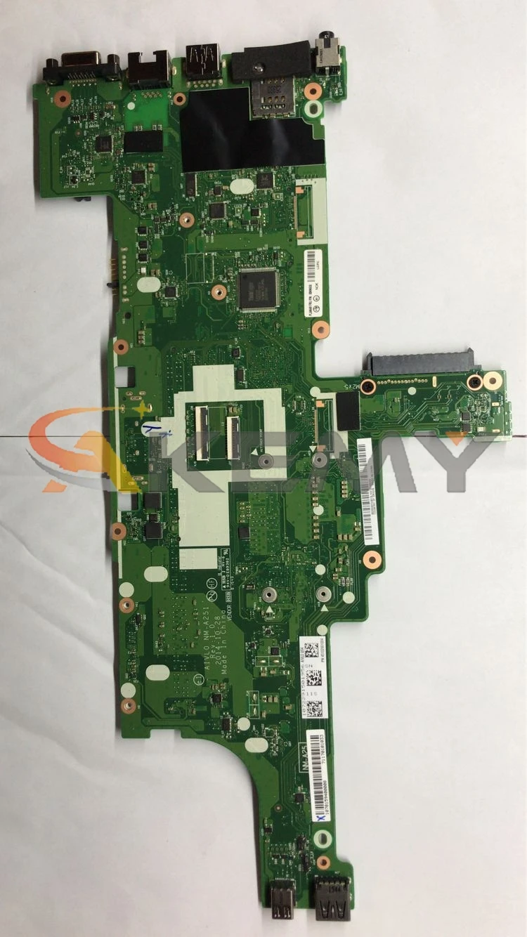 akemy aivl0 nm a251 is suitable for lenovo thinkpad t450 laptop motherboard 00hn501 00hn505 00hn506 cpu i5 5200u work free global shipping
