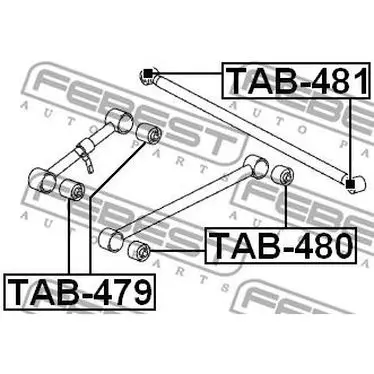 Сайлентблок зад. верх. продольной тяги Toyota LandCruiser/Lexus | Автомобили и мотоциклы