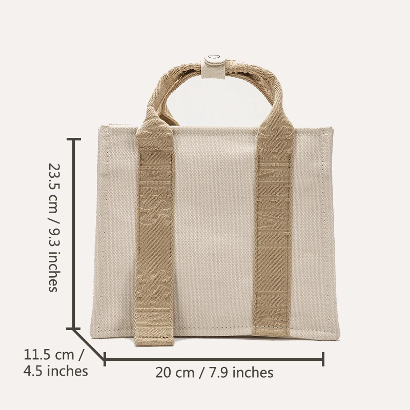

Brands Canvas Tote Women Handbags Casual Letter Crossbody Bags for Women Designer Canvas Shoulder Bag Small Women's Bag 2021 New