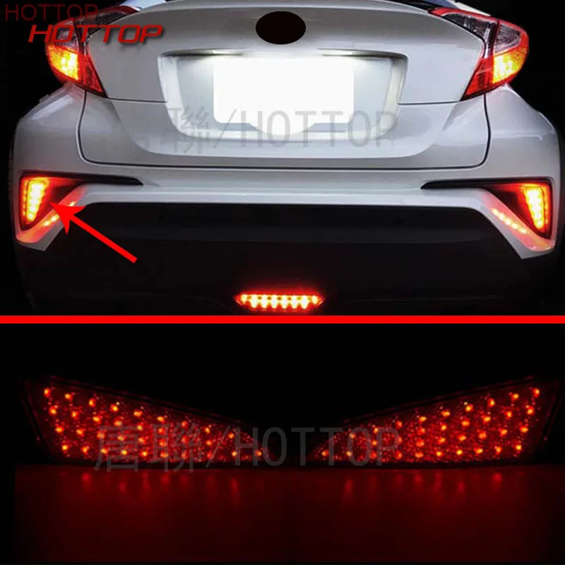 2 шт./пара Хвост заднего бампера светильник светодиодный ReflectorStop тормозной