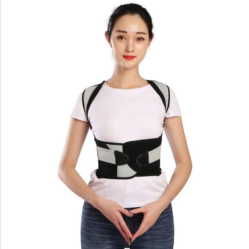 Детский Корректор осанки для взрослых корсет поддержки регулируемый Корсет пояс