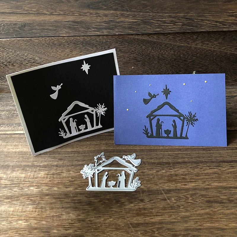 Рождественские штампы из металла стальные трафареты для поделок скрапбукинга