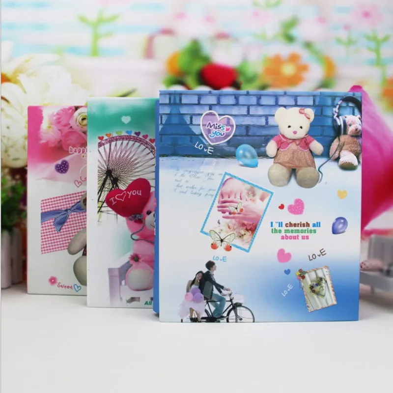 7 дюймов 50 листов фотоальбом с рисунками из мультфильмов рамка фотосессию