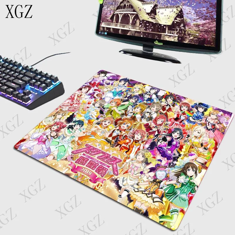Большой коврик для мыши XGZ 30x60/90x40 см с японским аниме игровой геймеров красивый