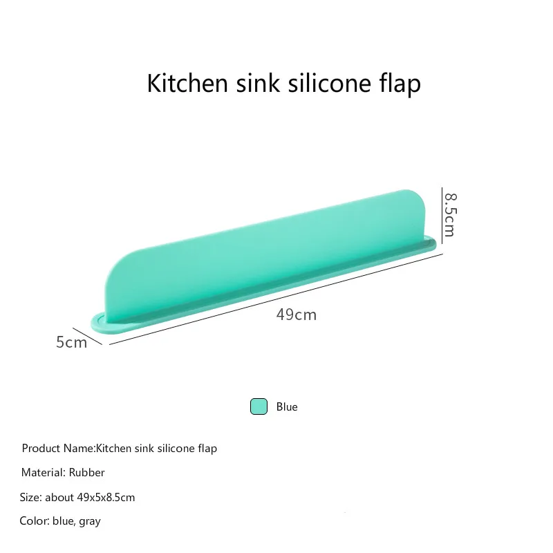 sink flap kitchen gadgets water retaining artifact dishwashing sink splash water barrier silicone baffle kitchen items free global shipping