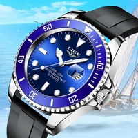 lige top brand luxury fashion diver watch men 30atm waterproof date clock sport watches mens quartz wristwatch relogio masculino