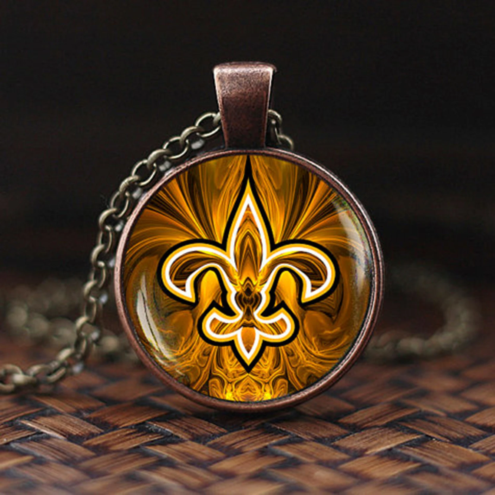 

Sacred Geometry Pendant Necklace Tree Milky Way Galaxy Nebula Space Sun God Yinyang Taichi Glass Cabochon Necklaces