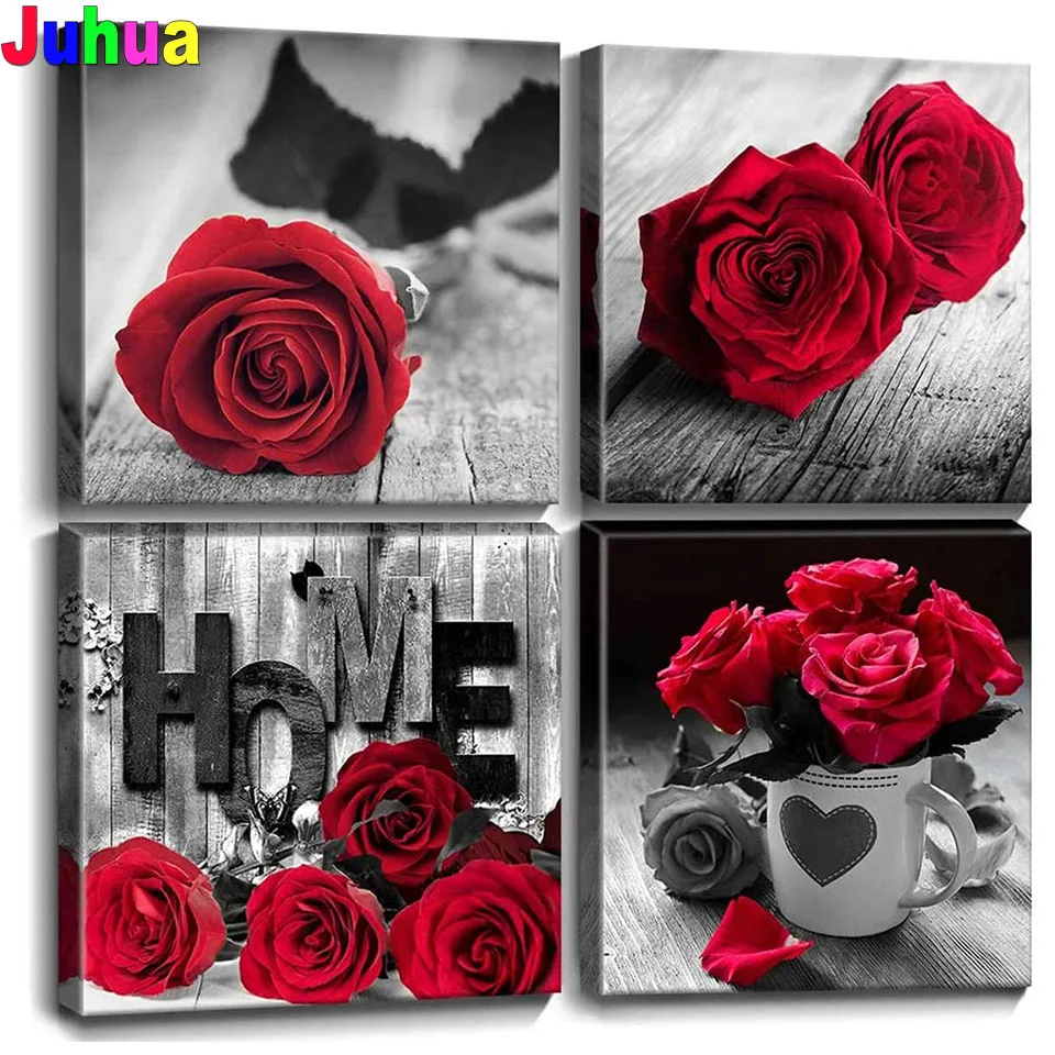 

Набор для алмазной вышивки «сделай сам», 4 шт.