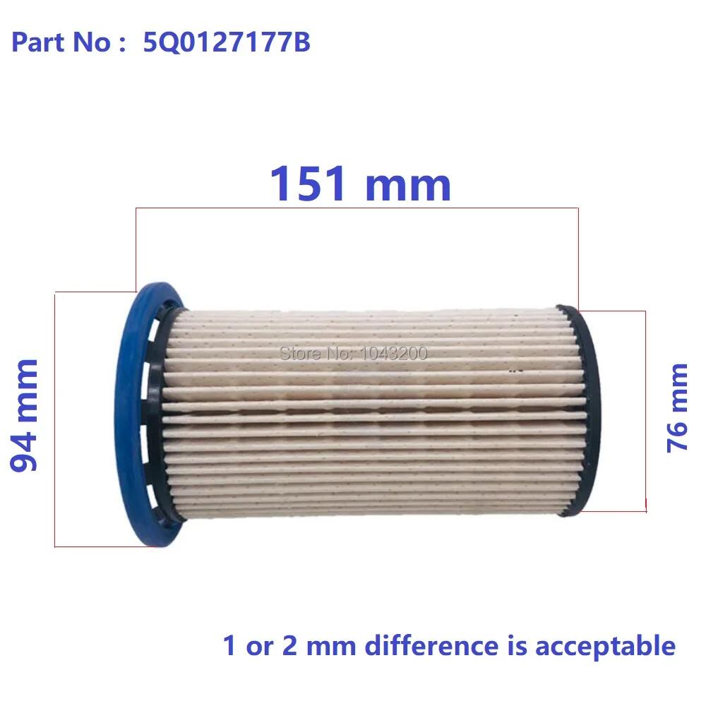 

New For Audi A3 VW Golf Seat Leon Skoda Octavia TDI Fuel Filter Diesel Filter 5Q0127177B , 5Q0127177A , 5Q0127177C