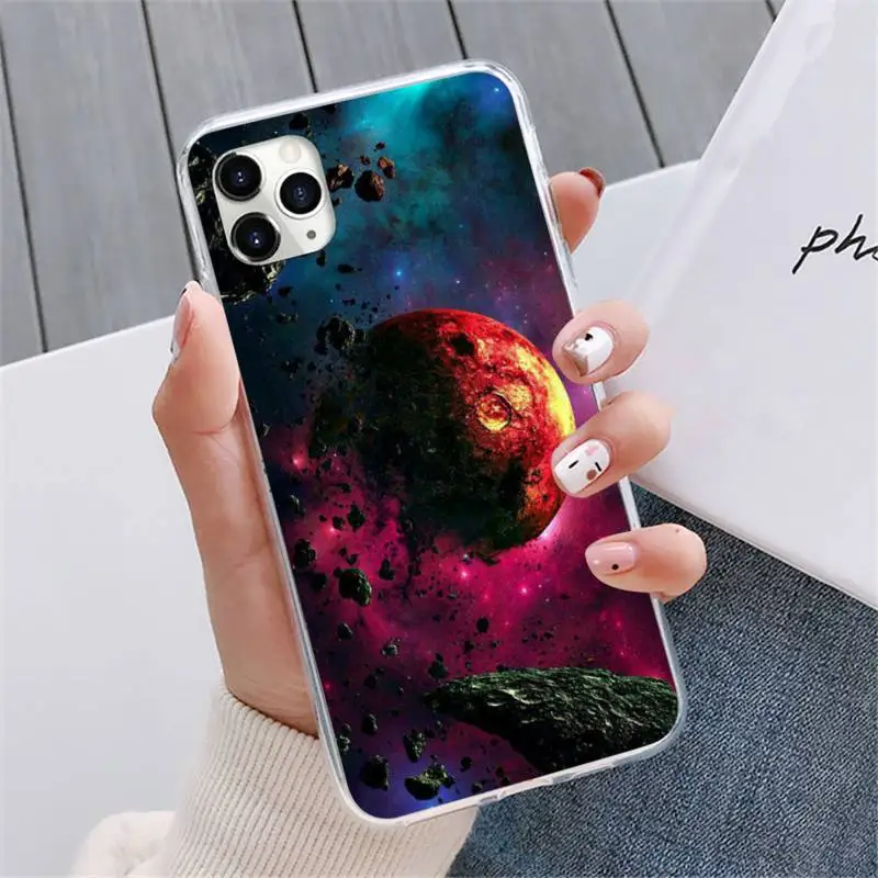 

Space Solar System Planets Phone Case For iphone 12 5 5s 5c se 6 6s 7 8 plus x xs xr 11 pro max mini