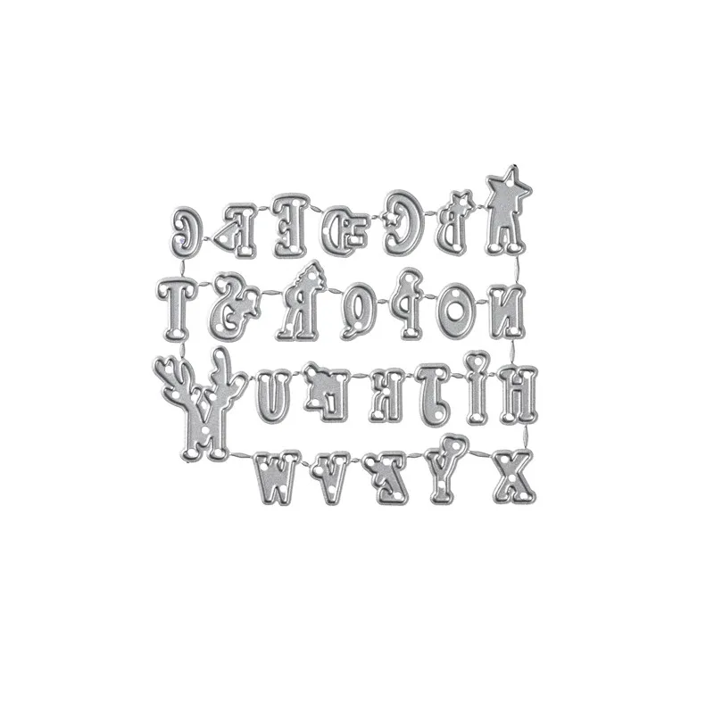 Штампы Eastshape 26 алфавитов штампы для резки металла с буквами новые скрапбукинга 2019