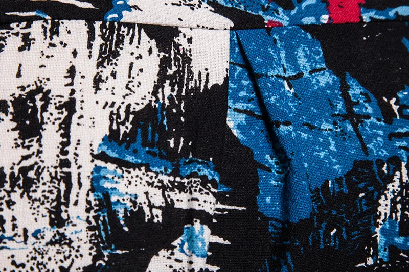 Мужская рубашка с воротником-стойкой и длинными рукавами Новый Повседневный