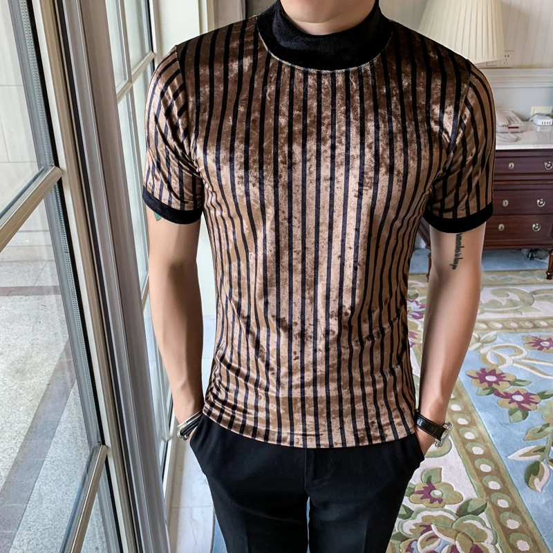 Мода 2019 Social Club полосатые футболки мужские с коротким рукавом Homme тонкий