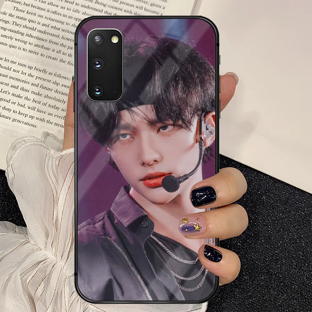

Kpop Hwang Hyunjin Phone Tempered Glass Case Cover for Samsung Galaxy A M 12 20 21 30 31 40 50 51 52 70 71 72 E S Cell Phone