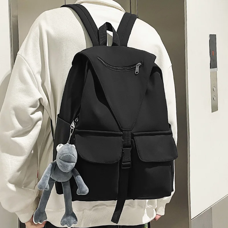 Однотонный нейлоновый Модный Зеленый Рюкзак для девочек и мальчиков женская