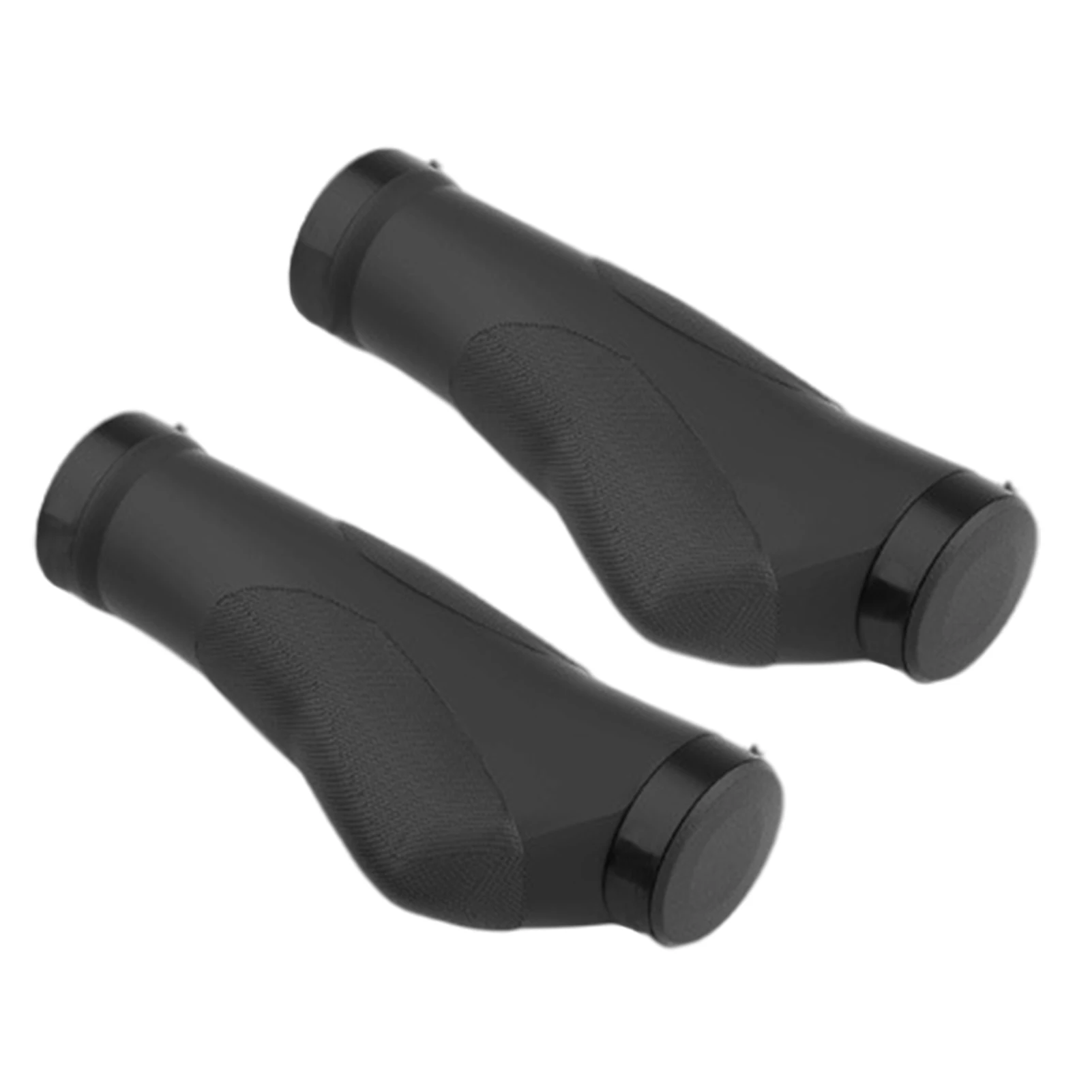 Велосипедные ручки для горных велосипедов эргономичная мягкая резиновая ручка Противоскользящий замок на конце стержня ручки аксессуары ...