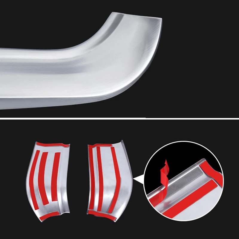 

Car Stainless Steel Welcome Threshold Trim Protector Door Sill Sticker Cover For Nissan Xtrail X Trail T32 Qashqai J11 2013-21