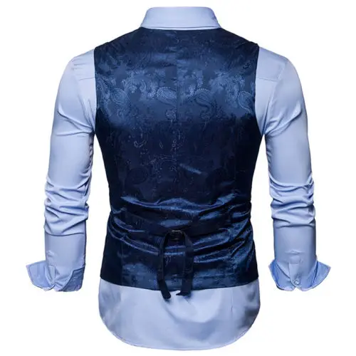 Деловые платья с принтом жилеты пальто для мужчин приталенная куртка без рукавов