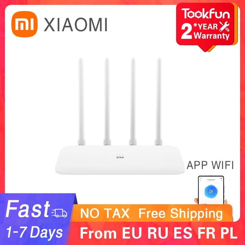 Xiaomi Router 4A Gigabit Edition 128Mb Wifi удлинитель двухъядерный процессор игровой ускоритель