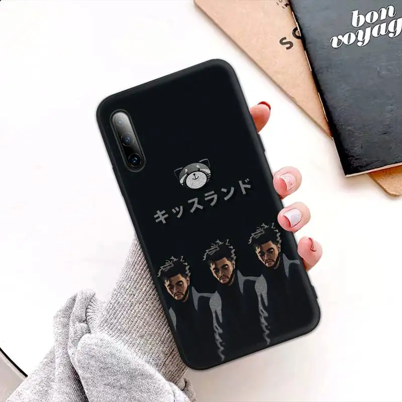 

The Weeknd XO Black Rubber Mobile Phone Case For Xiaomi Mi 6 A2 8 10 Lite 9 Se 9t Pro A1 Note 10 Lite Cover