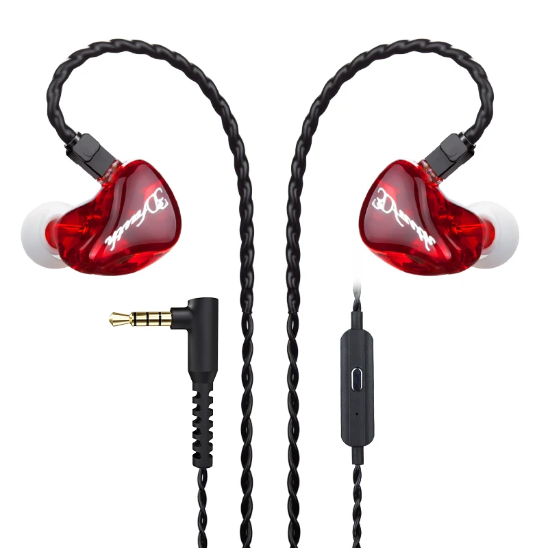 

D8 Wired Headphones with Mik Handsfree Waterproof Noise Canceling TWS Mini Earphone Pluggable Earphone for Iphone Earphone