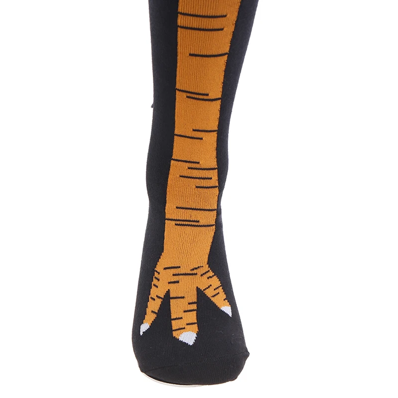 

New Chicken Women Over The Knee Socks Cotton Chicken Claw Ladies Sock Cartoon 3D Print Funny Creative Animal High Socks Cosplay