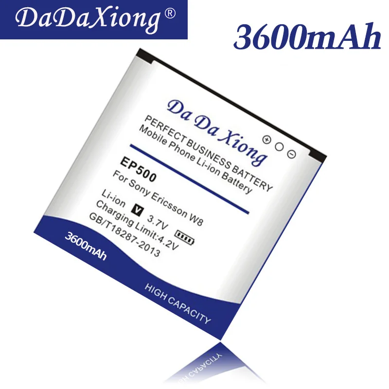 Литий ионный аккумулятор DaDaXiong 3600 мАч EP500 для телефона Sony Ericsson Xperia ST17I ST15I SK17I WT18I X8