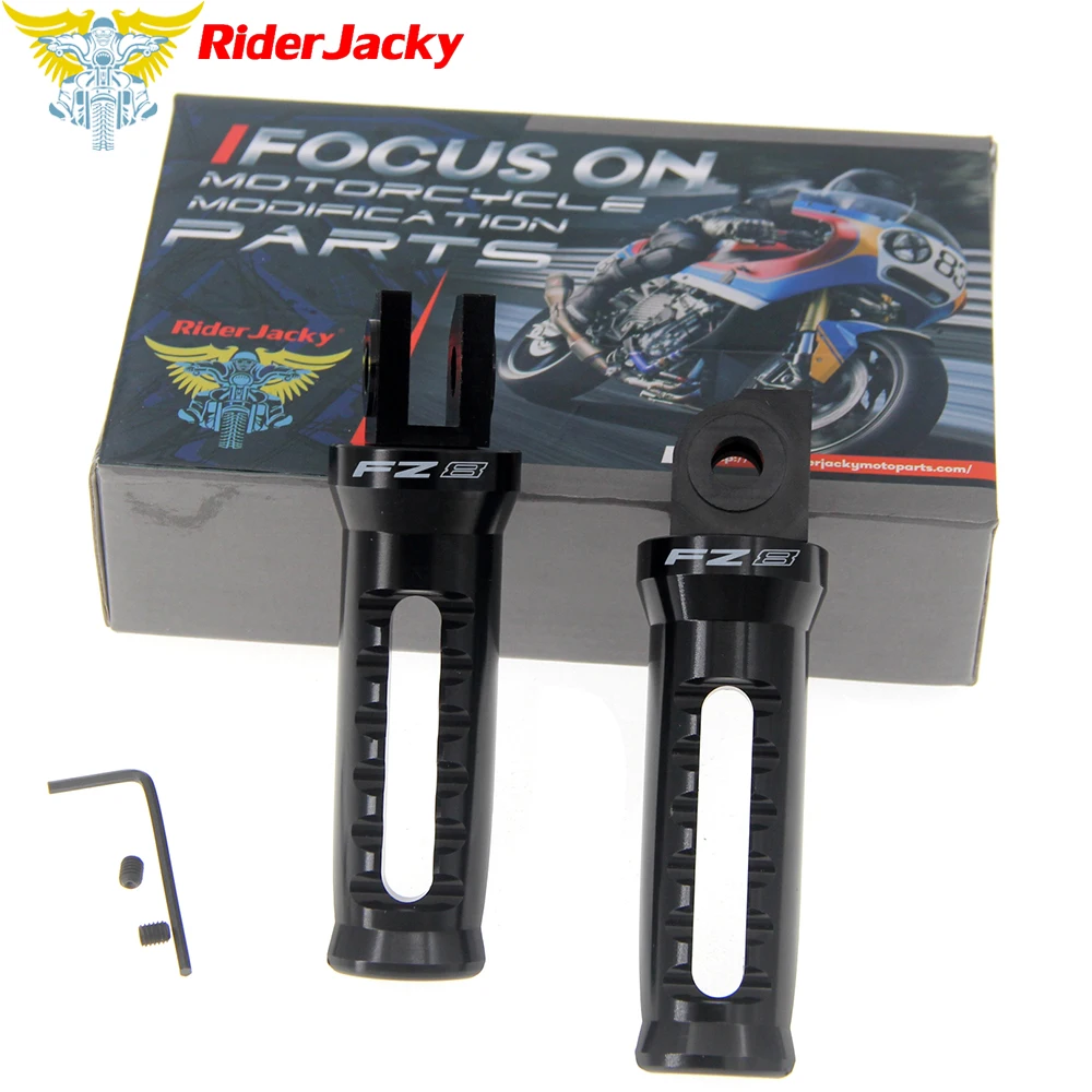

RiderJacky для YAMAHA FZ 8 FZ8 FZ08 2011-2013 2012 мотоциклетная Передняя Подножка для ног CNC ножная педаль