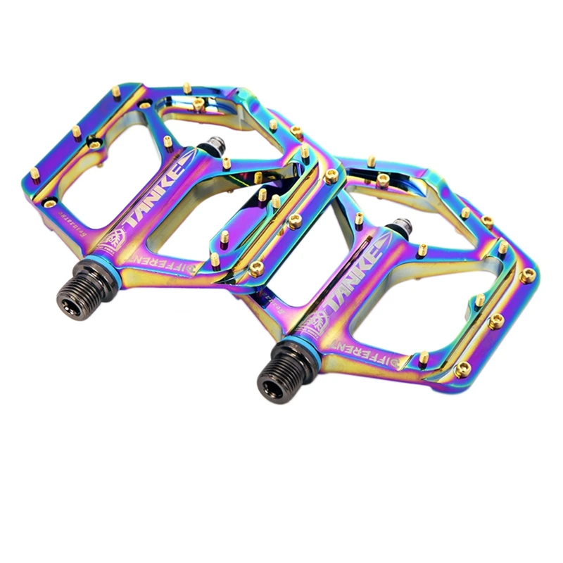 

TANKE Bicycle Pedals TP-50 Ultralight Aluminum Alloy Colorful Sealed Bearing Foot Pedal MTB Road Bike Parts