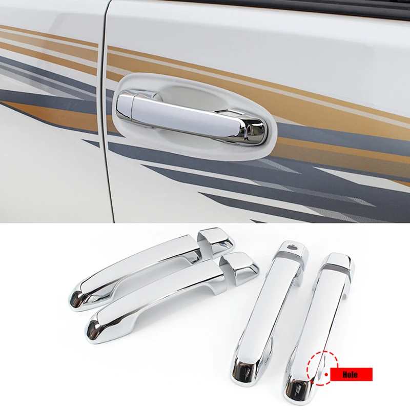 

Хромированная накладка на ручку для Toyota Prado 150, комплект накладок для Land Cruiser J150 2010 - 2018 LC150 2013 2015, аксессуары для стайлинга автомобиля