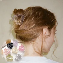 Ruoshui Pinzas para el pelo minimalistas para mujer, pasador clásico, horquillas para el pelo para niña, accesorios para el cabello de cangrejo, Tiara (1)