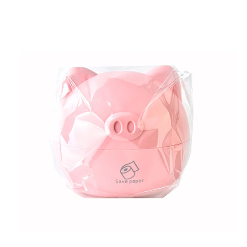 

Creative Nordic piglet tissue box suction box simple household goods gift living room hotel roll paper tube