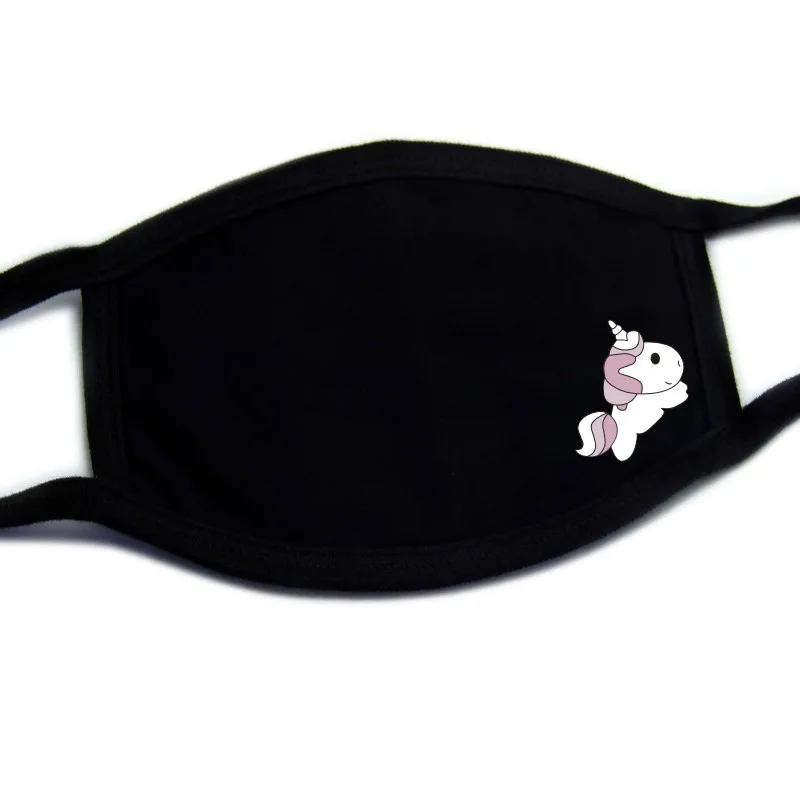 

mascarillas Dustproof Mouth Mask Heart Print Cotton Face Mouth Mask Cartoon Face Reusable Fabric Anti Pollution Mask Party Mask