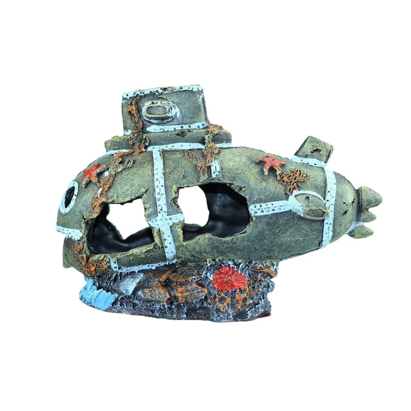 

Aquarium Decoration Fish Tank Landscaping Submarine Ornaments Fish Shelter Cave Aquascape Landscape Home Decor Accessorie