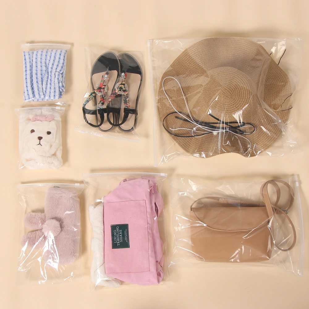 Хит продаж 5 шт./лот прозрачный пластиковый пакет ткань для путешествий сумка