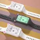 Ремешок для HUAWEI Watch Fit, чехол для наушников с котом + силиконовый ремешок, милый мультяшный устойчивый к царапинам ремешок для Huawei Watch Fit
