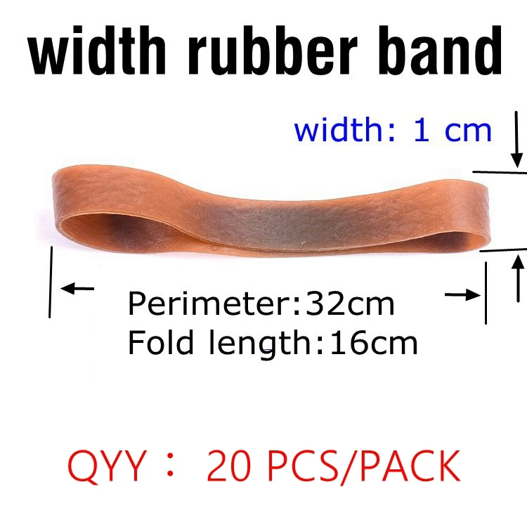 width 1cm 20pcs Резиновый растягивающийся по периметру 300x20 мм и длина складывания 160x10 мм размер натуральный ширина резиновый ремешок - Цвет: width 1cm 20pcs