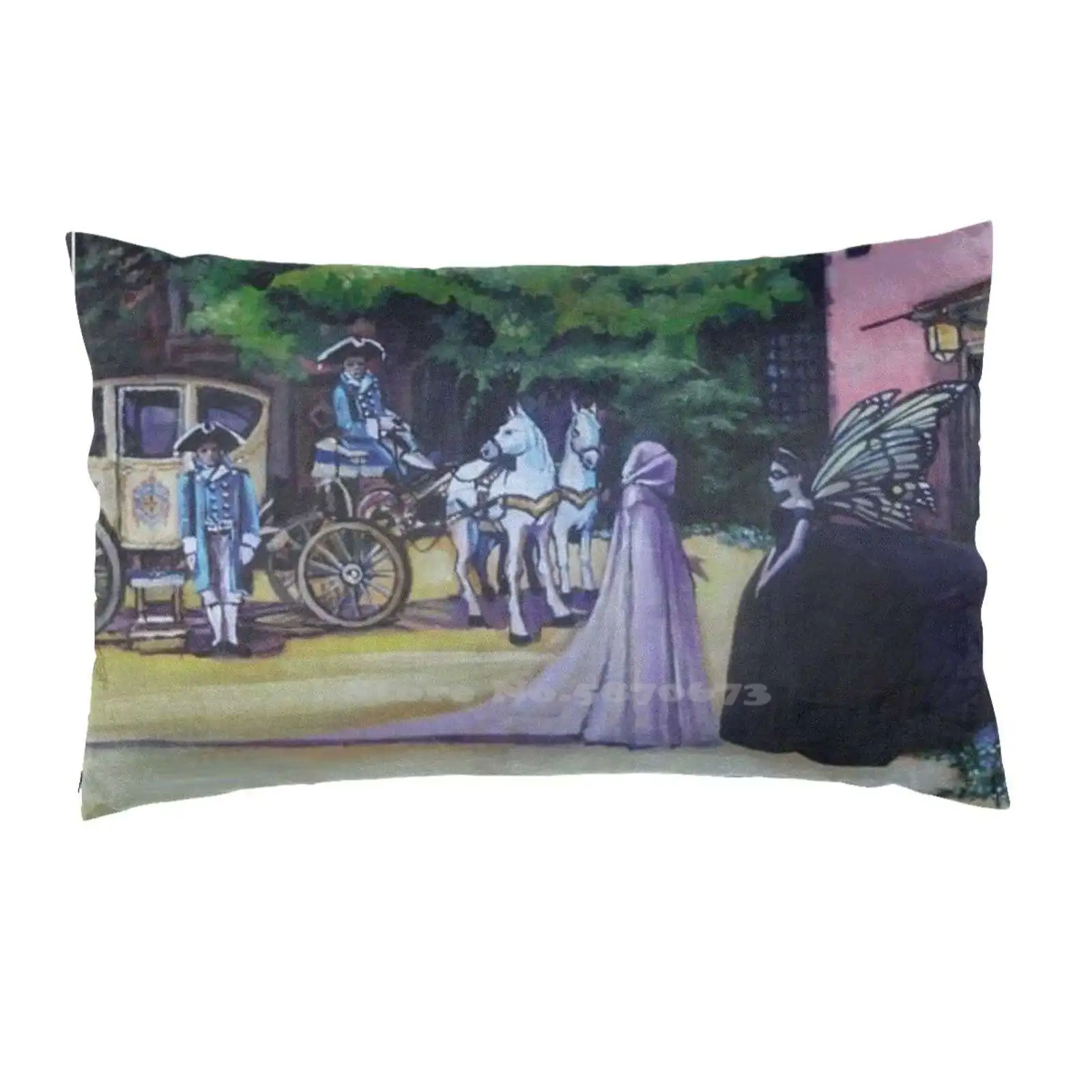 Модная наволочка для подушки Золушки в виде сказочного хвоста |