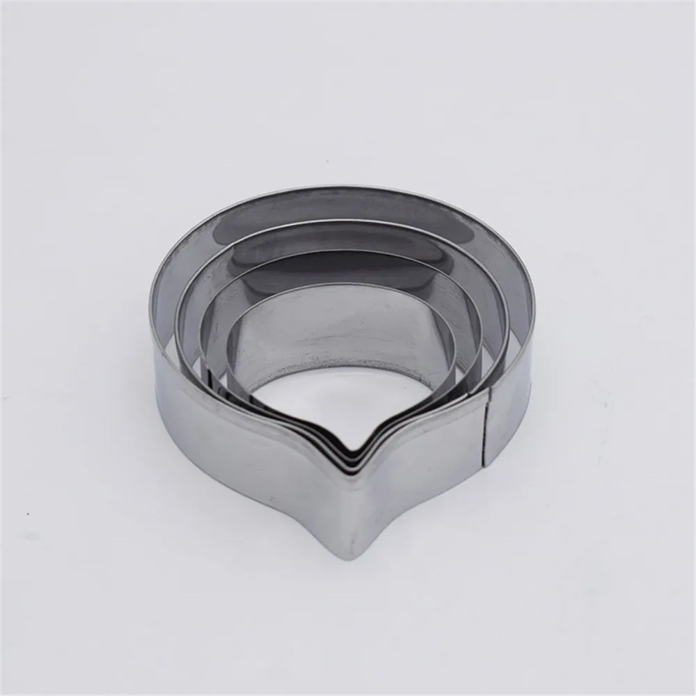 Fondant полимерные глиняные фрезы из нержавеющей стали пресс-форма для резки малуса