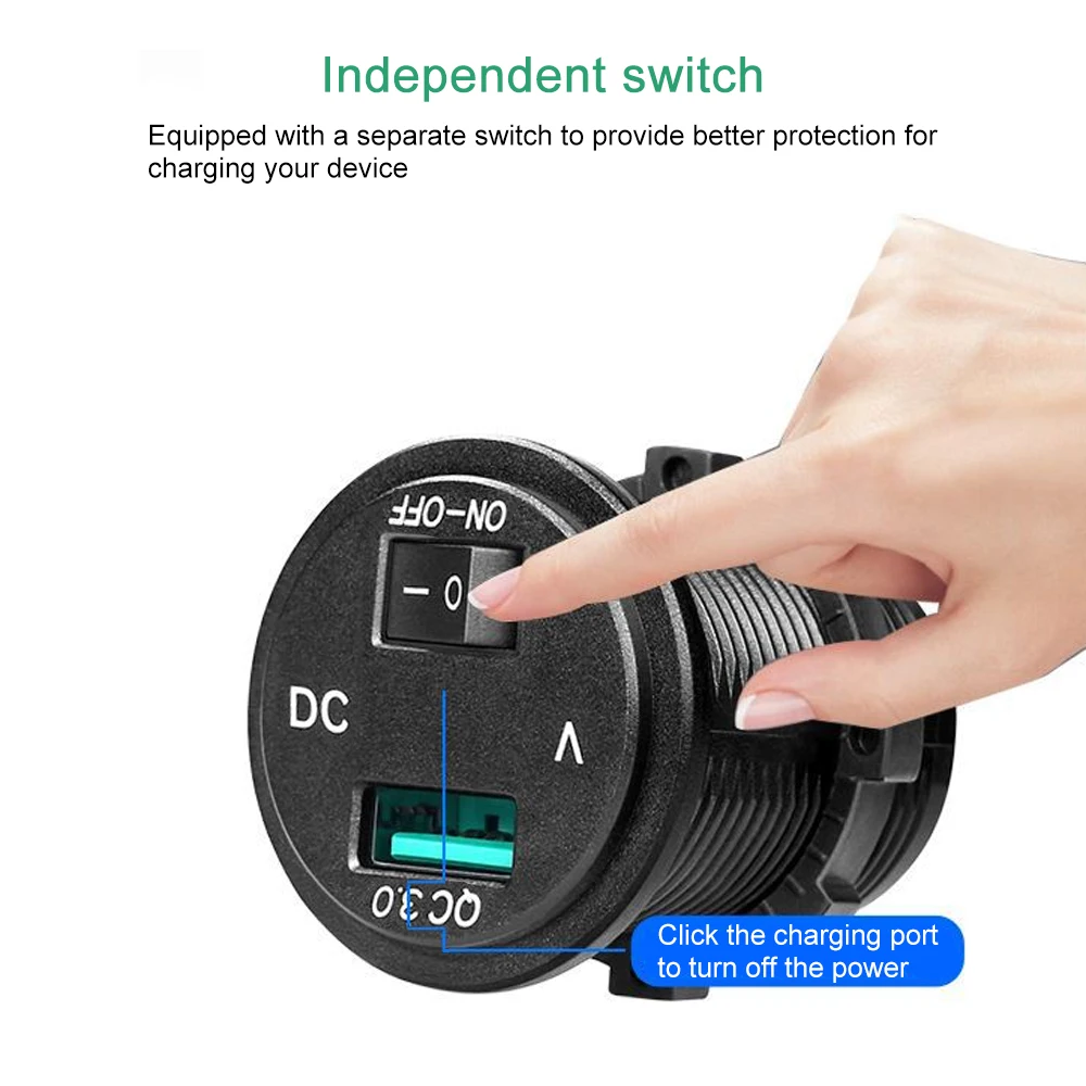 Универсальный автомобильный мобильный телефон зарядное устройство DC12V 24V USB