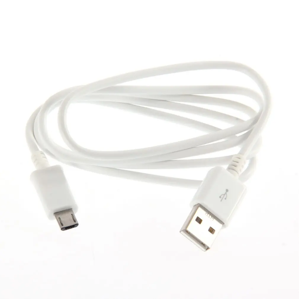 Небольшой размер Круглый легкий 1 м 3 фута V8 USB Micro кабель для зарядки смартфонов