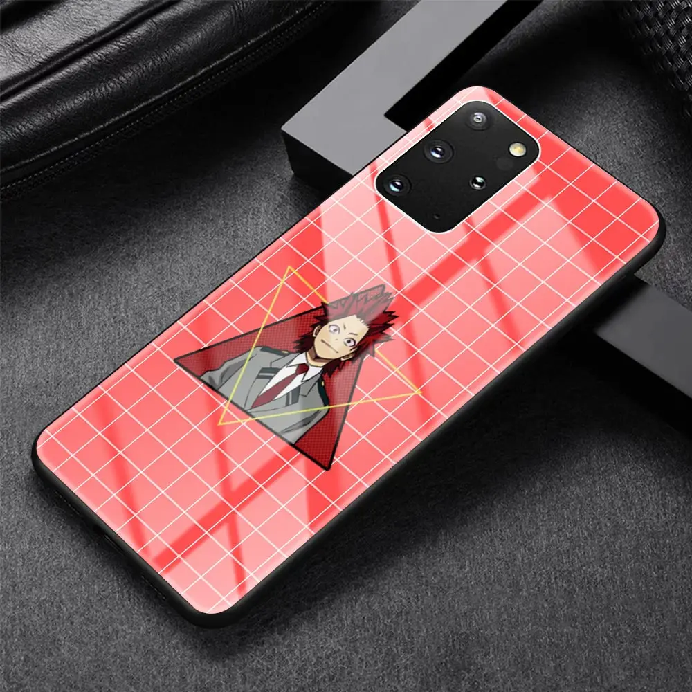 

Case For Samsung Galaxy S10 Lite S20 Ultra FE S9 S8 Plus S10e A71 A51 A50 Tempered Glass Phone Cover My Hero Academia Midoriya
